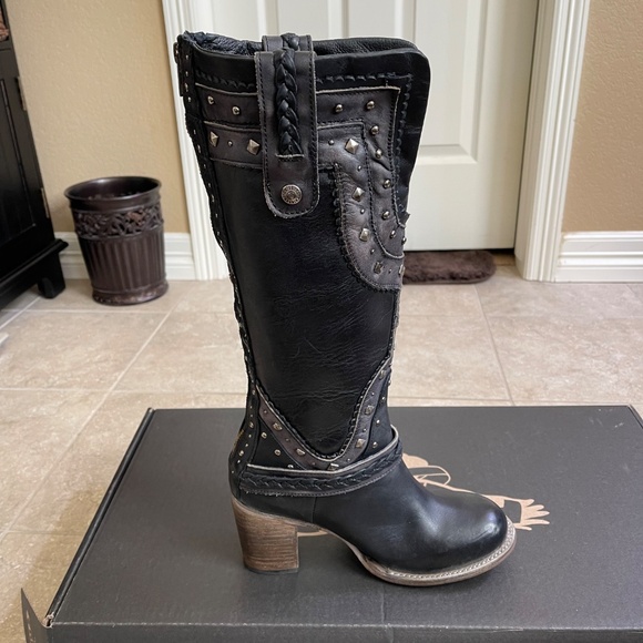 Freebird CORMAC Black Boots NIB Size 8 - Picture 9 of 14